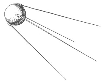 Спутник-1, ПС-1, первый искусственный спутник Земли