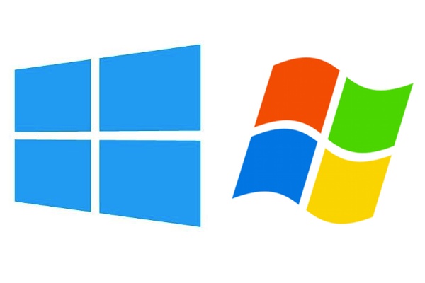 windows, окна: старый новый лого, logo