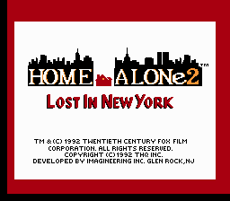 Dendy, nes, famicom, Home Alone 2 - Lost in New York