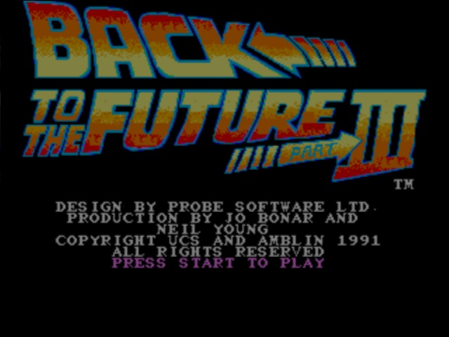 Sega, Back to the Future 3