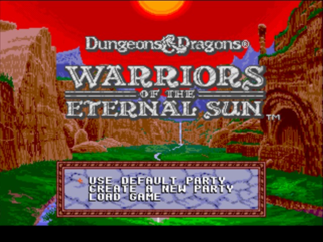 Sega, D&D - Warriors of the Eternal Sun