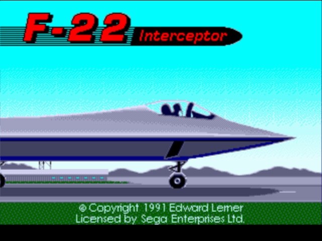 Sega, F-22 Interceptor