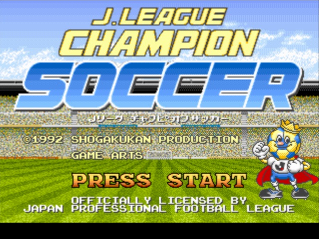 Sega, J. League Champion Soccer