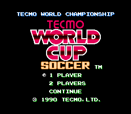 Dendy, nes, famicom, Tecmo World Cup Soccer